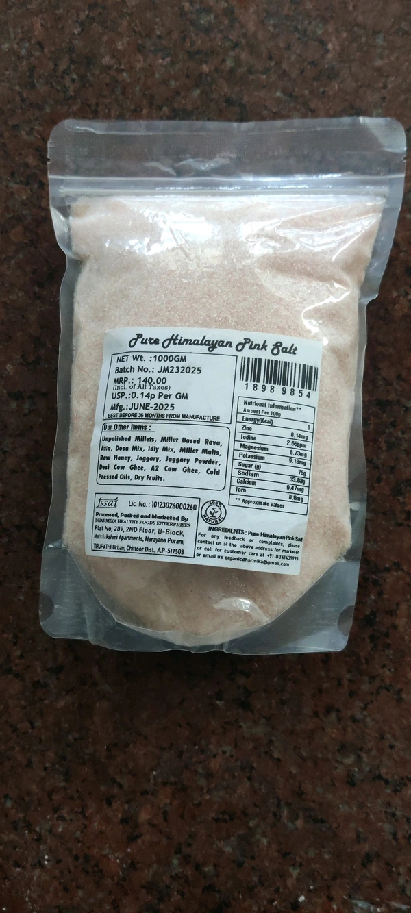 Himalaya Pink Salt 1kg - 1 Kg