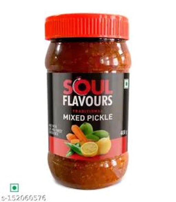 Soul Flavours Mixed Pickle 400 Grams - 400 Grams