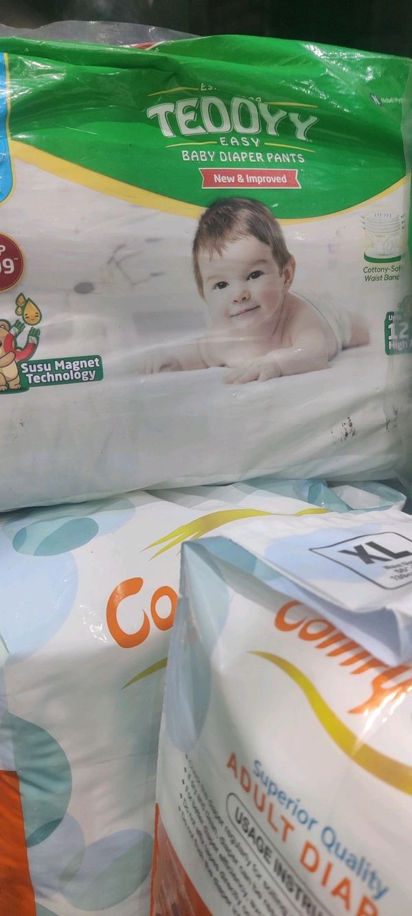 Teddy Easy Baby Diaper Pants Size M 7-12kgs - M
