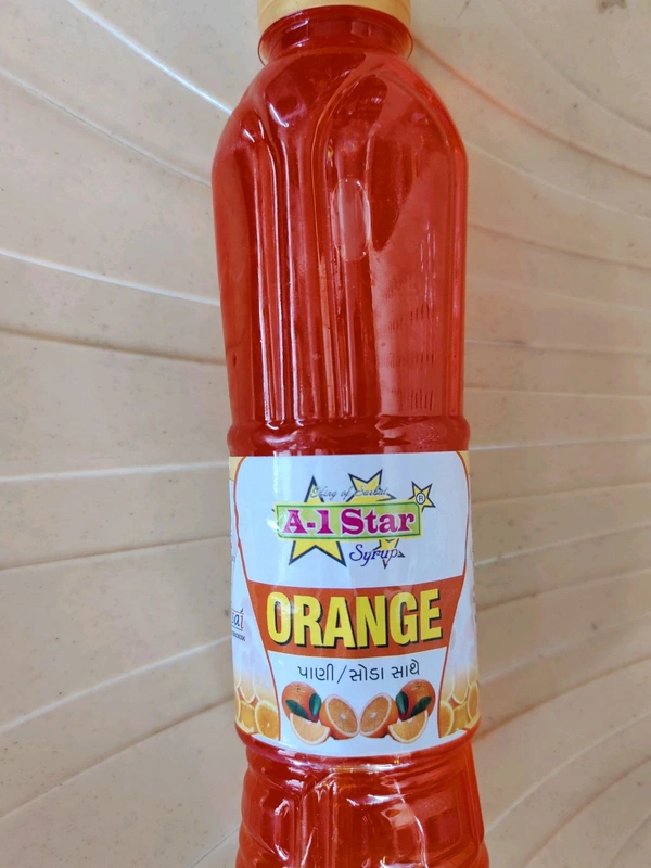 A-1 Star Orange Flavour Sharbat 100% Natural