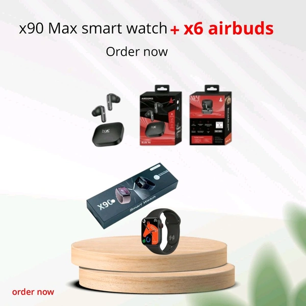 Combo Smartwatch+ Airbuds  - Black, Free