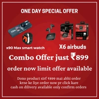 Combo Smartwatch+ Airbuds  - Black, Free