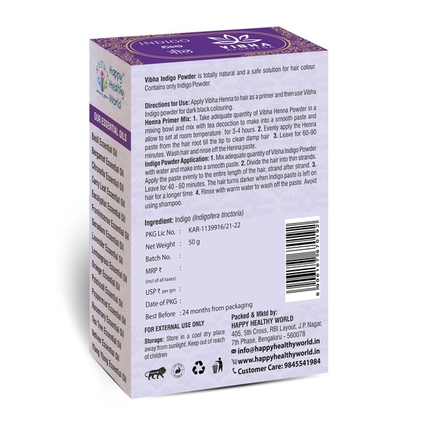 Vibha Ayurveda Vibha Indigo Powder 50g