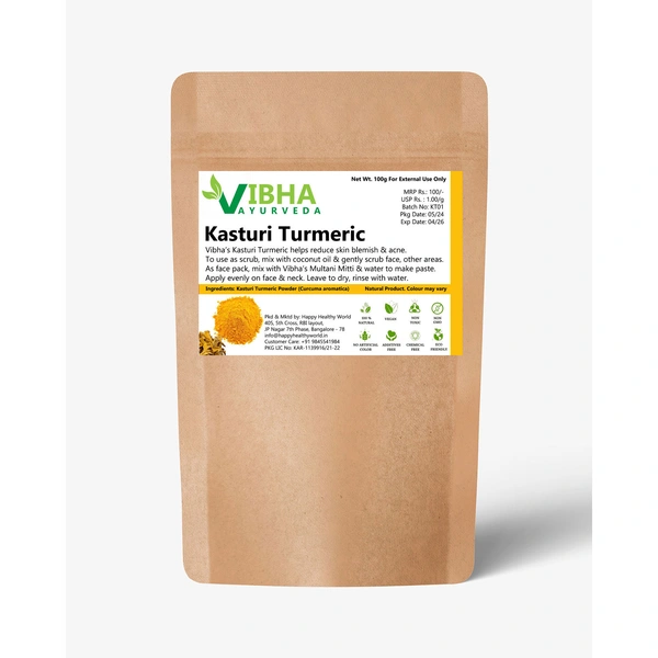 Vibha Kasturi Turmeric Powder 100gm