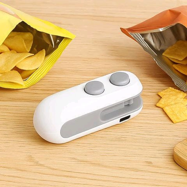 Mini Packet Sealing Machine (Usb Type C) - Gray, Free