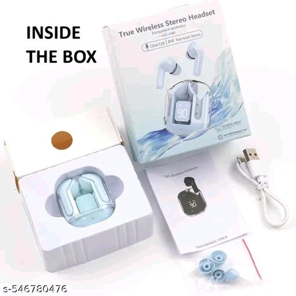 Tending Bluetooth Earbuds High Quality - Smalt Blue, Free