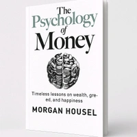 Psychology Of Money By Morgan Housel Paperback Book - White, 256 Pages