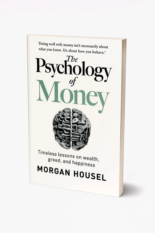 Psychology Of Money By Morgan Housel Paperback Book - White, 256 Pages