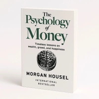 Psychology Of Money By Morgan Housel Paperback Book - White, 256 Pages