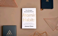 "Atomic Habits by James Clear – Bestselling Book on Building Good Habits and Breaking Bad Ones" - White, 300 Pages