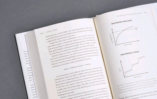 "Atomic Habits by James Clear – Bestselling Book on Building Good Habits and Breaking Bad Ones" - White, 300 Pages