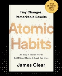 "Atomic Habits by James Clear – Bestselling Book on Building Good Habits and Breaking Bad Ones" - White, 300 Pages