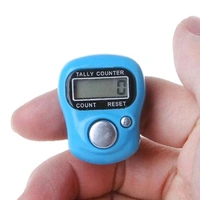 Digital Finger Tally Counter with LCD display, adjustable finger strap, and quick mechanical press reaction. Easy one-hand use, reset button to clear count, and auto power-saving function. Ideal for prayer, sports, inventory, and public place counting. Made of plastic. Color as per availability. Compact and lightweight design.

 - Teal, Handy