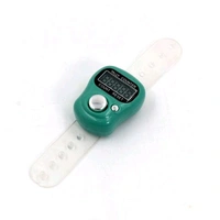 Digital Finger Tally Counter with LCD display, adjustable finger strap, and quick mechanical press reaction. Easy one-hand use, reset button to clear count, and auto power-saving function. Ideal for prayer, sports, inventory, and public place counting. Made of plastic. Color as per availability. Compact and lightweight design.

 - Teal, Handy
