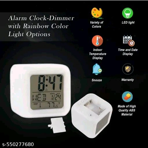Digital Alarm Cloak - Black, Medium