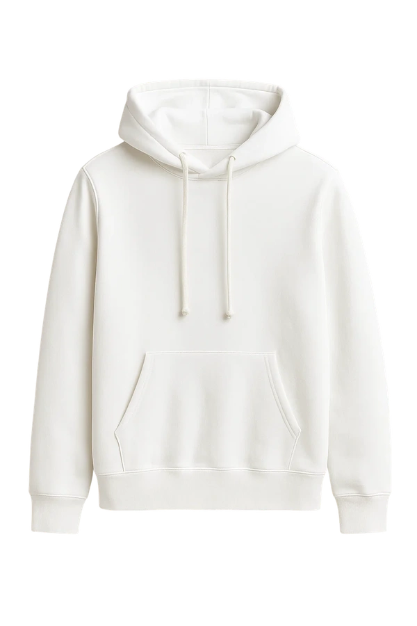 Essential White Hoodie