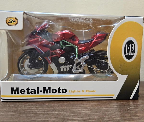 1:12 Scale Die cast Friction Powered Mini Racing Bike
