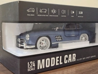 Benz 300 SL Classic Cars Model Car, Zinc Alloy Pull Back car 