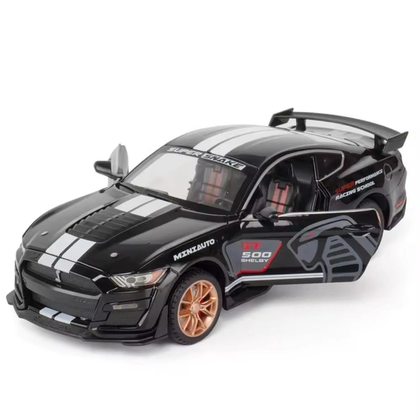 1:32 Scale Mustang Shelby GT-500 Diecast Metal Car Black