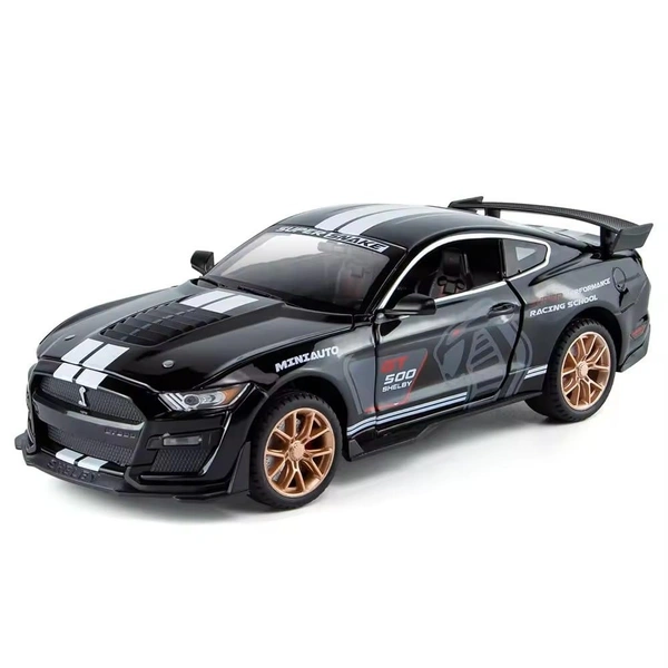 1:32 Scale Mustang Shelby GT-500 Diecast Metal Car Black