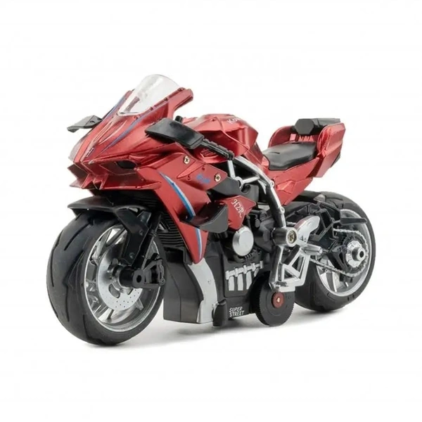 1:12 Scale Die cast Friction Powered Mini Racing Bike