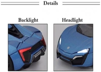 1:32 Scale Lamborghini Diecast Metal Pullback Toy car