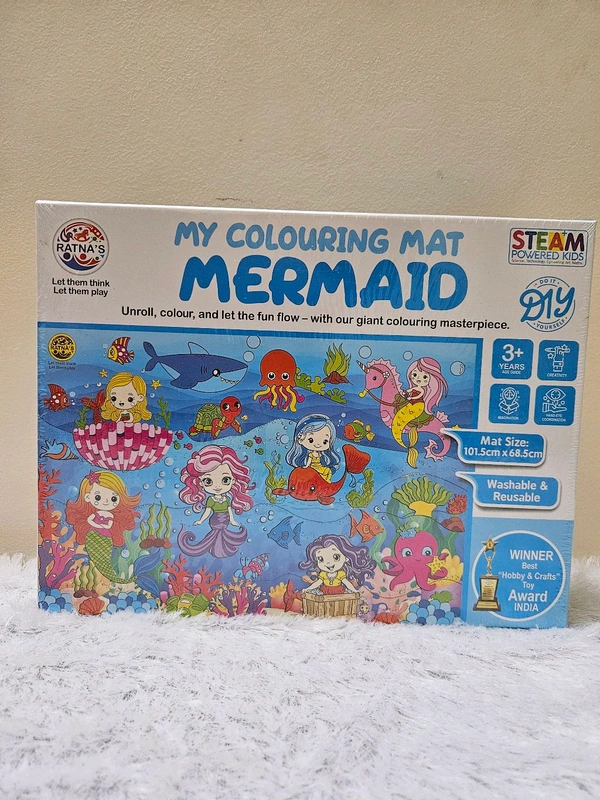 My Colouring Mat - Mermaid 