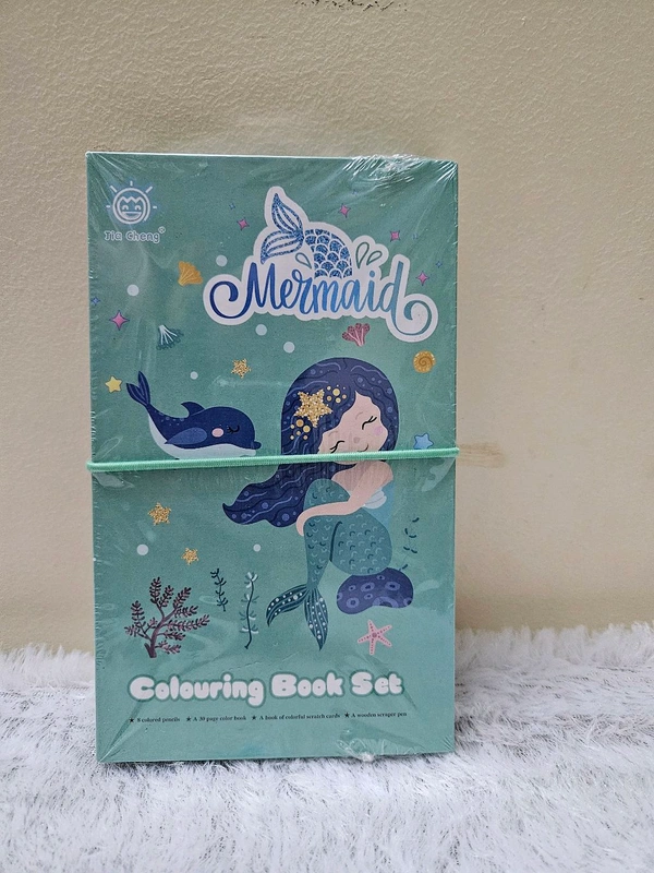 Mermaid Coloring Book Set