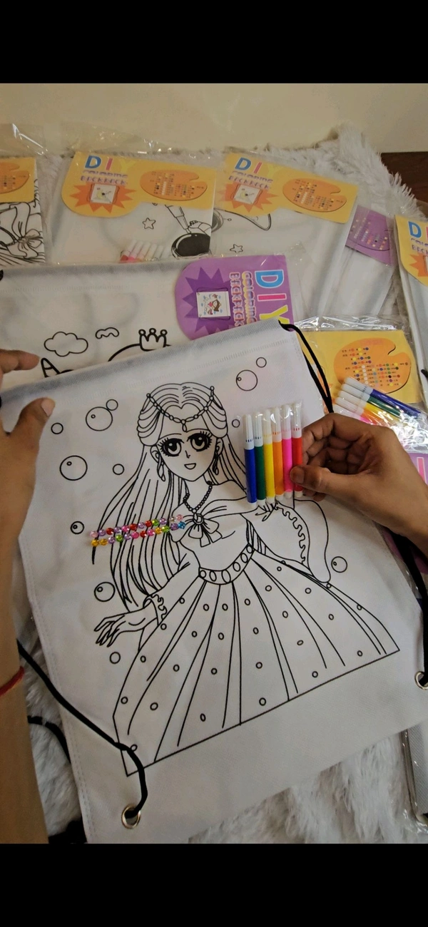 DIY Coloring Goodie Backpack 
