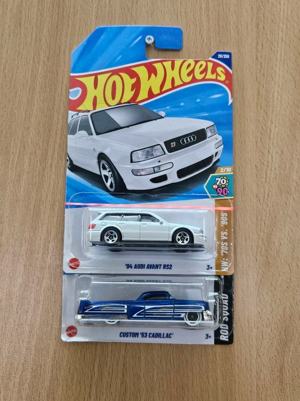 HotWheels Combo - Audi Avant RS2 And Custom '53 Cadillac