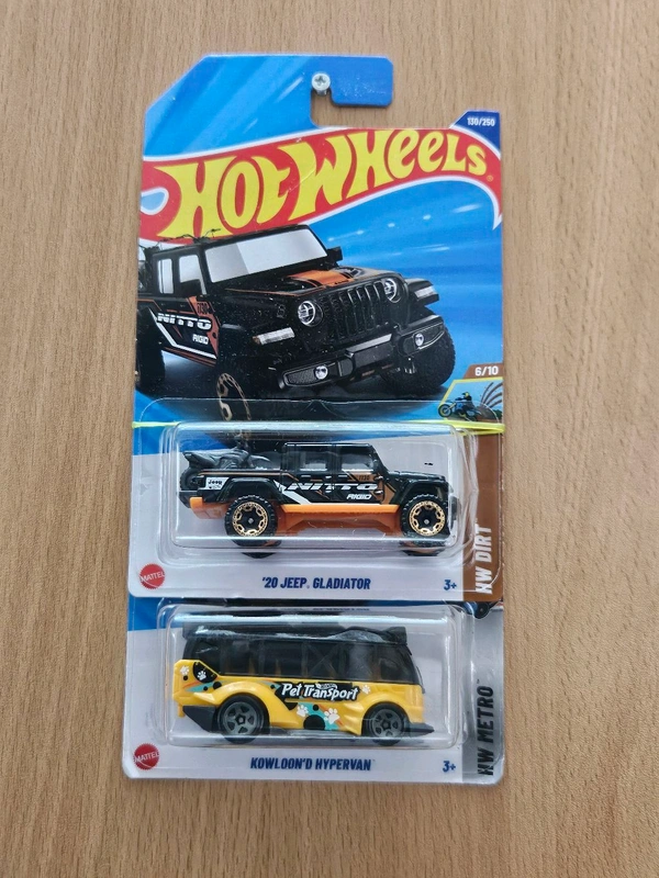 HotWheels Combo '20 Jeep Gladiator And Kowloon D Hypervan 