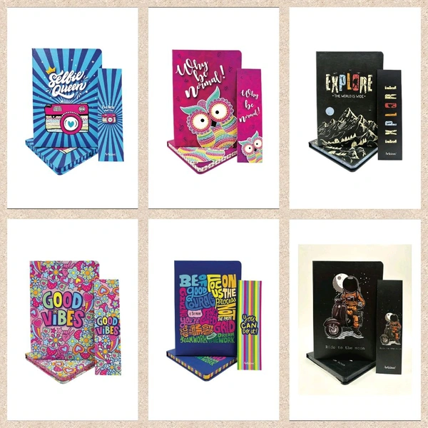 Cute Adorable Diaries With Bookmark