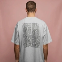 Scribbled Heart Oversize - S, White