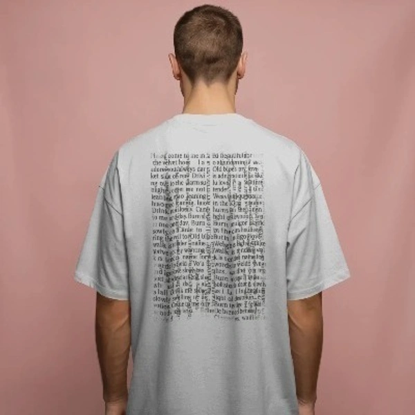 Scribbled Heart Oversize - S, White