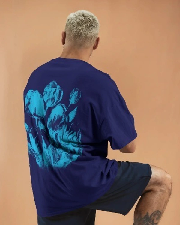 Tulip Mist Oversize - S, Navy Blue