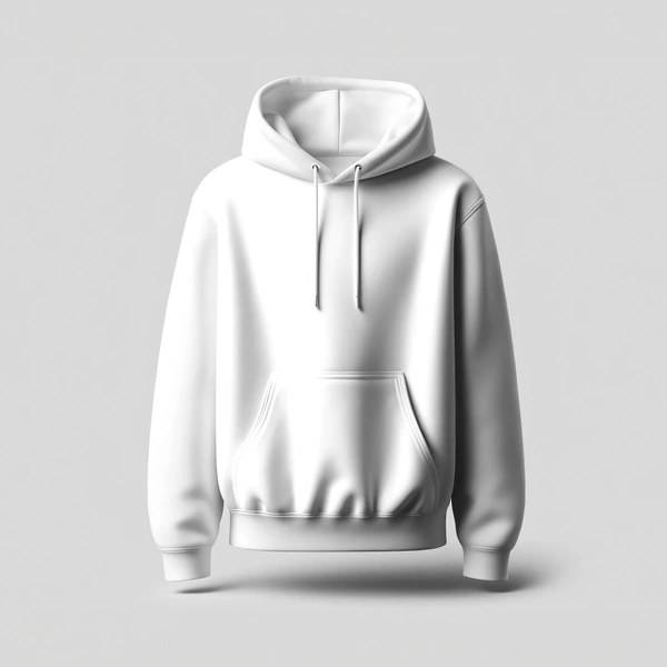 Mono Hood - M, White
