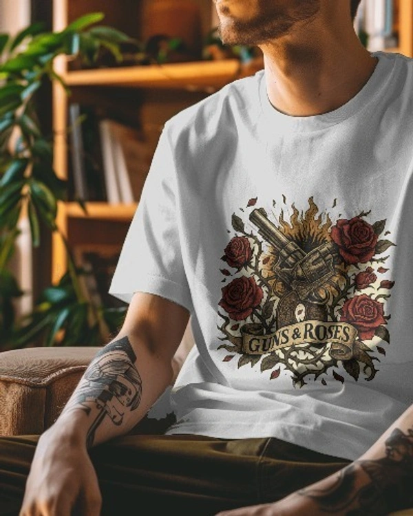 Floral Shot - S, White
