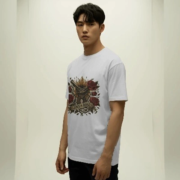 Floral Shot - S, White