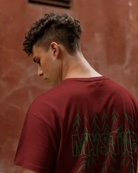 Verdant Veil - S, Maroon