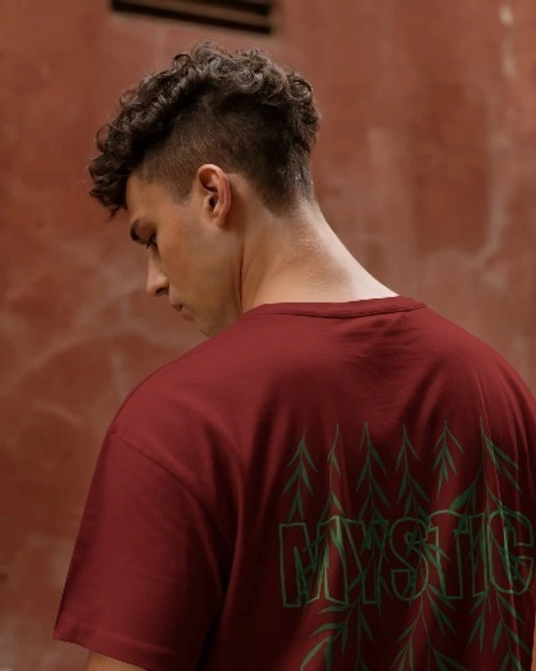 Verdant Veil - S, Maroon