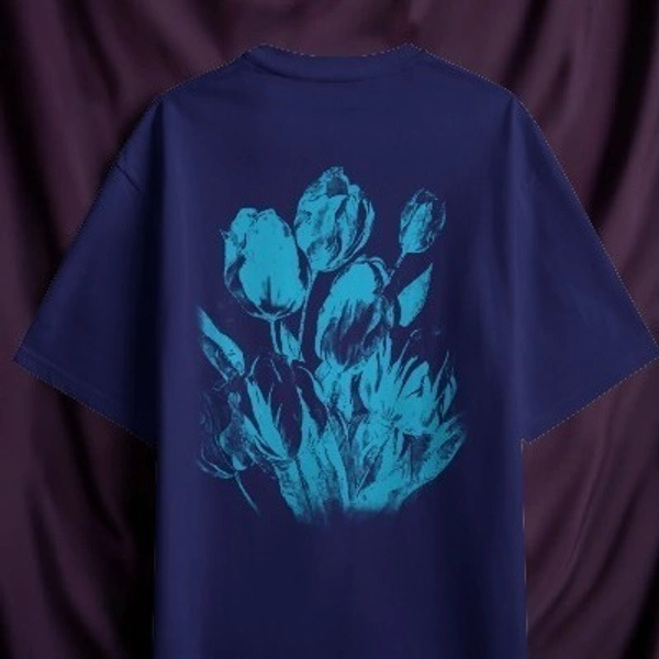 Tulip Mist Oversize - S, Navy Blue