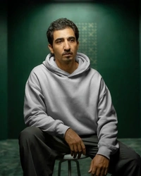Mono Hood - M, White