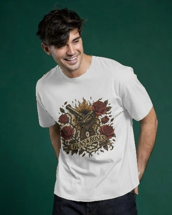 Floral Shot - S, White