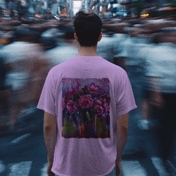 Midnight Bloom - L, Iris Lavender