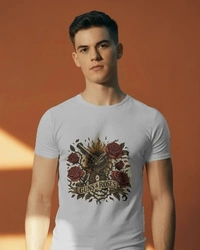 Floral Shot - S, White