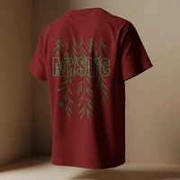 Verdant Veil - S, Maroon