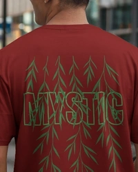 Verdant Veil - S, Maroon