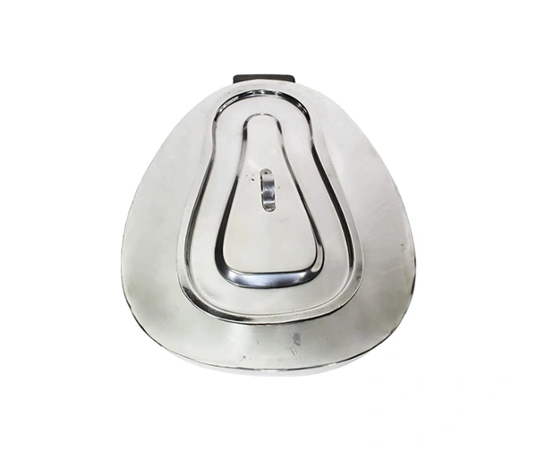 Bed Pan with Lid | Medical Grade - Stainless Steel 