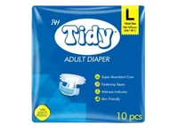 Tidy Adult Diaper (Large Size) + Absorbent Cotton Roll (500g)