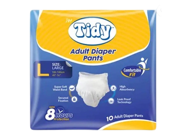Tidy Adult Diaper Pants | Large Size | Pull - Up Style | Unisex